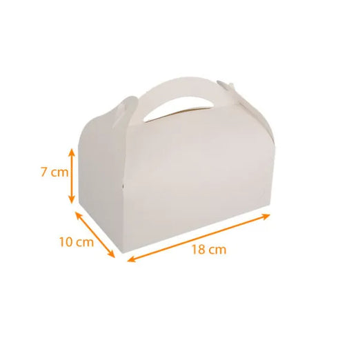 Cake Boxes with Handle 18x10x7cm pack of 50